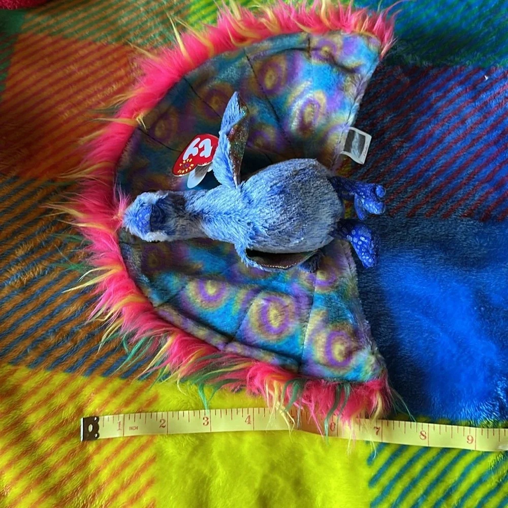 Ty Flashy the Peacock Beanie Baby